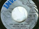 MELVIN DAVIS  Northern  Soul 45 INVICTUS  Records