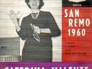 CATERINA VALENTE SAN REMO 1960  EP