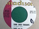 Dante & The Evergreens-Da Doo-Promo-45-Record-Group