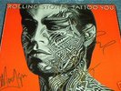 ROLLING STONES SIGNED TATTOO YOU ALBUM WITH COA