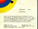 BEATLES APPLE CAPITOL RARE FLYER PROMO SOMETHING NM