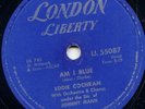 EDDIE COCHRAN-AM I BLUE-78 RPM-1957 ROCKABILLY VG++