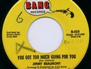 Great Rare Northern Soul 45 JIMMY BEAUMONT (BANG 525)