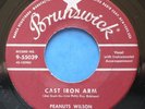 PEANUTS WILSON CAST IRON ARM BRUNSWICK 55039, 7”, M-