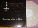 POSSESSED LP WHITE VINYL  BURNING ALIVE IN HELL
