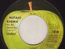 JOHN ONO LENNON Instant Karma USA One-Sided 7