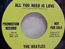 BEATLES ALL YOU NEED IS LOVE RARE 67 PR0M0 ONLY 7