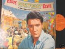 ELVIS PRESLEY-33 RPM  WITH AUTOGRAPH - ROUSTABOUT