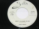Northern Soul 45 RPM Minzi Berry on Score 1006