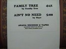 FAMILY TREE BY FAMILY TREE-RARE ANADA RECORDS-SKYE L K