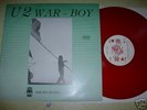 U2 WAR BOY LP RED VINYL TOUR 1981 SOUNDBOARD