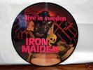 IRON MAIDEN - Live in Sweden PICTURE RARE ITALY
