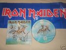 IRON MAIDEN picture disc the seventh son signed by band