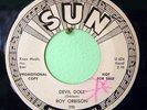 Roy Orbison Devil Doll Rockabilly Promo 45 on Sun