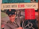 ELVIS PRESLEY LP A DATE WITH 1959 STICKER GATEFOLD PICS