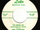 VERY RARE TEXAS ROCKABILLY 45 FRED CRAWFORD LOBO 100