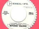 RITCHIE VALENS  D.J. 45 RPM EP -w/ SUPER RARE SLEEVE 