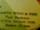 EARTH WIND & FIRE,  PAUL BLACKMAN, ROCKERS INTERNATIONA
