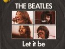 BEATLES - LET IT BE - RARE DANISH 45 + PS 70 APPLE