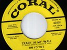 THE YO YO'S. CRACK IN MY WALL. 1966 USA GARAGE  LISTEN.