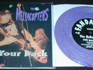 HELLACOPTERS/ADAM WEST split 7 purple DAMNED/TURBONEGRO