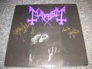 MAYHEM - LIVE IN LEIPZIG LP SIGNED burzum bathory