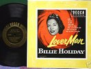 BILLIE HOLIDAY 10 INCH LP Lover Man VG++ Decca 1951