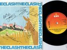 CLASH ENGLISH CIVIL WAR SIGNED SINGLE STRUMMER PUNK