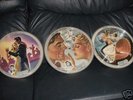 3 VINTAGE OLD VOGUE PICTURE RECORDS MOONEY EDWARDS