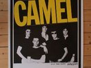 CAMEL original swedish 1982 concert poster    prog rock