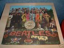 SGT PEPPER LP BEATLES YELLOW/BLACK EX+ 1ST PRESS MONO