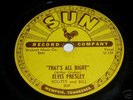 ELVIS PRESLEY on SUN Records 1954 RARE78rpm 1st record