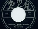 Doo Wop 45 Nic Nacs 1951 Found Me A sugar Daddy NM