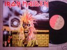 IRON MAIDEN LP MADE IN PORTUGAL UNIQ 33 PS RARE