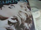 MADONNA TRUE BLUE CLEAR VINYL RAREHONG KONG
