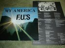 F.U.'S MY AMERICA RARE KBD PUNK LP XCLAIM HARDCORE LP