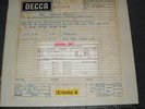 DECCA RECORDS MASTER COPY VERDI MESSA DI REQUIEM