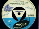CHARLES BROWN & BAND - CONFIDENTIAL 1957 VOGUE 45 RARE