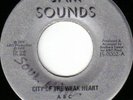 EARL ZERO - CITY OF THE WEAK HEART - JAM SOUNDS label