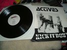 Actives scottish punk rock fife lp kick it down rarepup