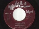 JOHN LEE HOOKER/EDDIE KIRKLAND BLUES 45 MODERN 876