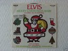 ELVIS PRESLEY 45 RPM RECORD MERRY CHRISTMAS BABY