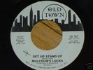 rare funk soul 45   Malcolm's Locks   Get Up Stand Up