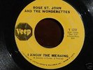 ROSE ST. JOHN & THE WONDERETTES - RARE NORTHERN SOUL 45