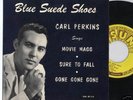 EP CARL PERKINS Blue Suede Shoes 1958 Sun 115