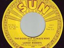 LANCE ROBERTS  45 ON LEGENDARY SUN RECORDS # 348