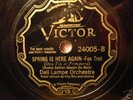 DELL LAMPE SPRING IS HERE AGAIN VICTOR 24005 RARE CLEAN