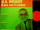 O.V. WRIGHT -8 MEN & 4 WOMEN rare LP on Backbeat  NM