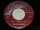 DALE HAWKINS 4 Letter Word Checker top orig 45 RARE