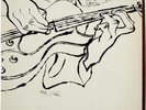 orig.  KENNY BURRELL  Andy Warhol Drawing  LEX  EX-/V++